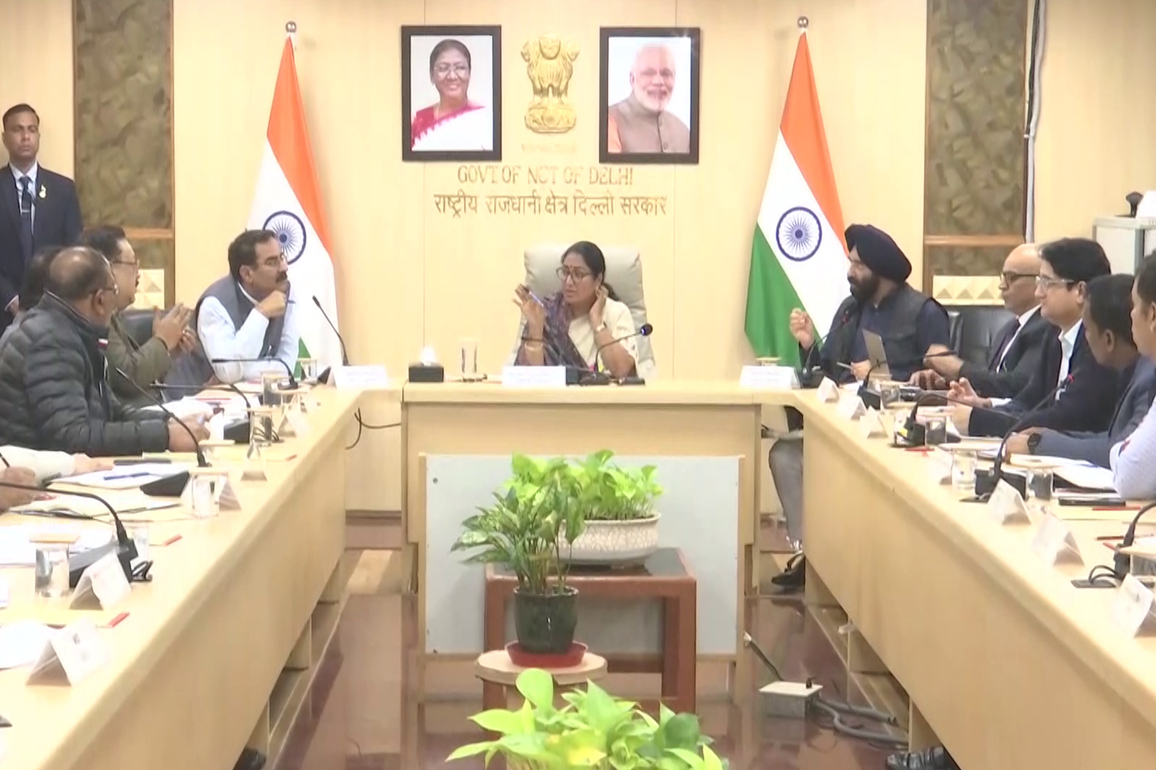 Delhi CM Rekha Gupta chairs meeting to review pollution control measures