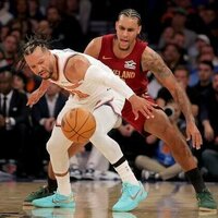 Dinged up Knicks gut out season-opening win over Cavs