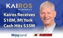 Kairos Receives $10M, Mt York Cash Hits $35M