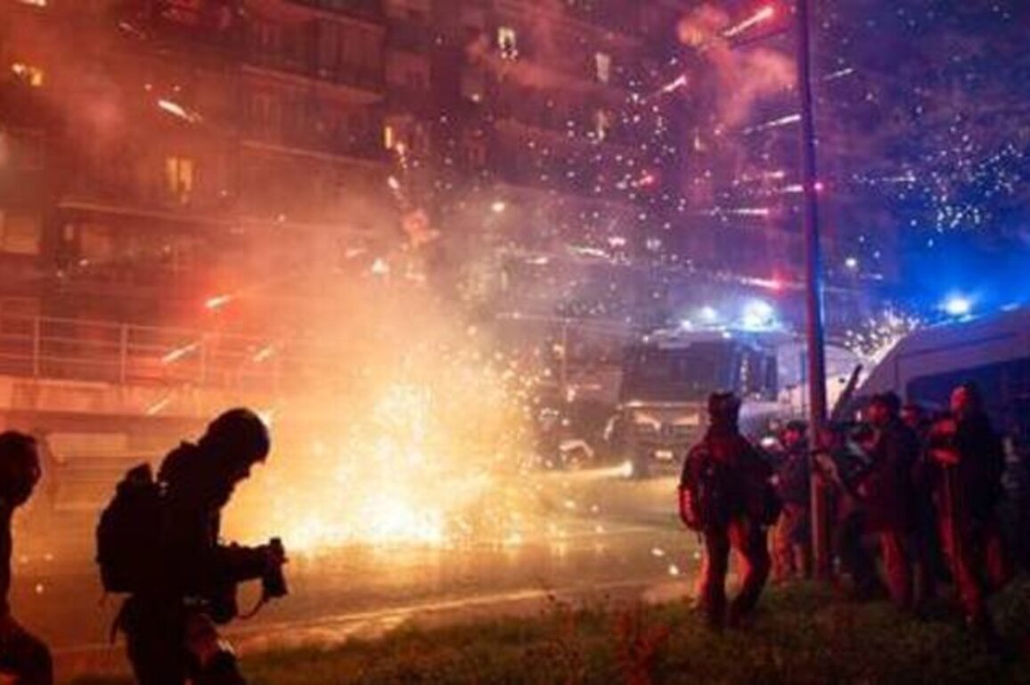 Protesters clash with Italian police near Olympic Village (VIDEO)