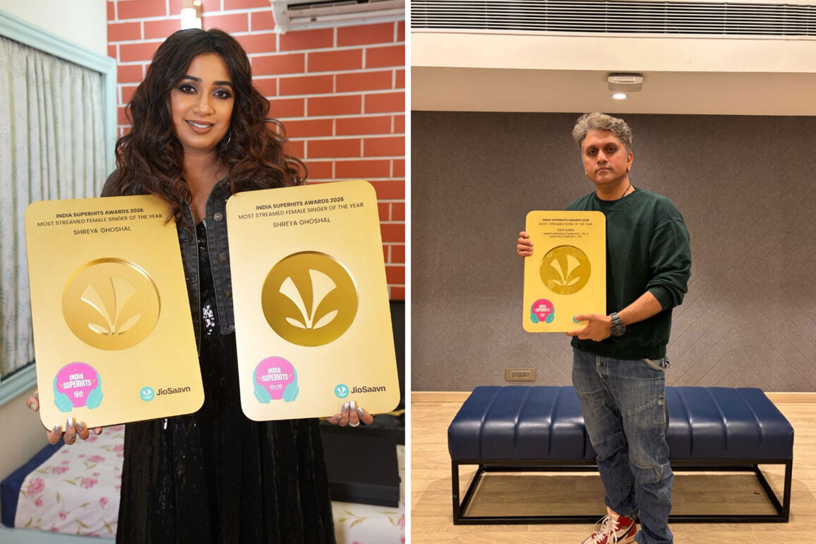 JioSaavn's India Superhits Awards: 'Saiyaara' tops charts, Shreya Ghoshal and Arijit Singh among most-streamed artists