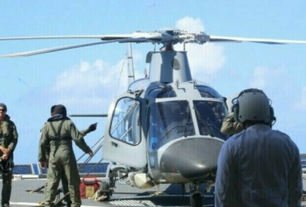 Helicopter aboard PH frigate joins RIMPAC anti-sub exercise