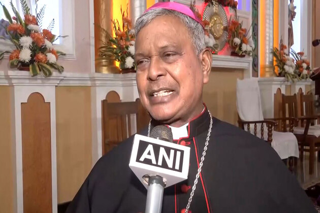 Odisha: Devotees offer midnight mass prayers at St Vincent's Pro Cathedral in Bhubaneswar on Christmas