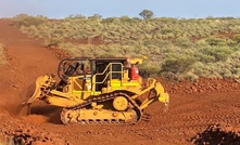 Ground works preparing for drilling at Robe Mesa