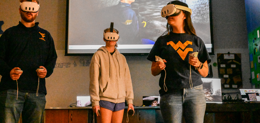 WVU students test mine safety augmented reality systems