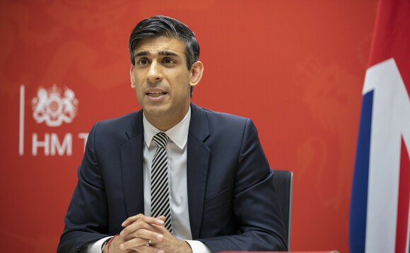 Sunak speaks at a Bloomberg conference earlier this week | Credit: The Treasury