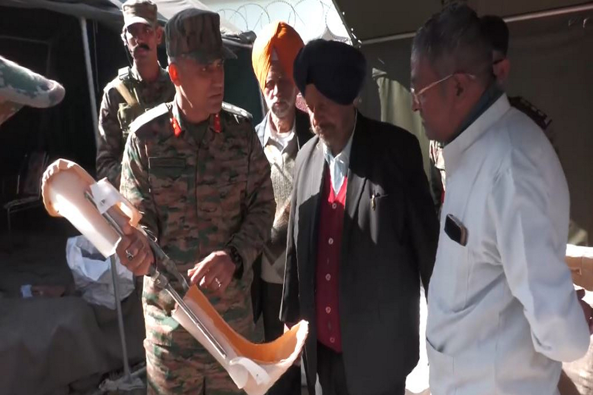 J-K: Durga Battalion, Pritam Spiritual Trust provide free prosthetics, wheelchairs, hearing aids to specially-abled in Poonch