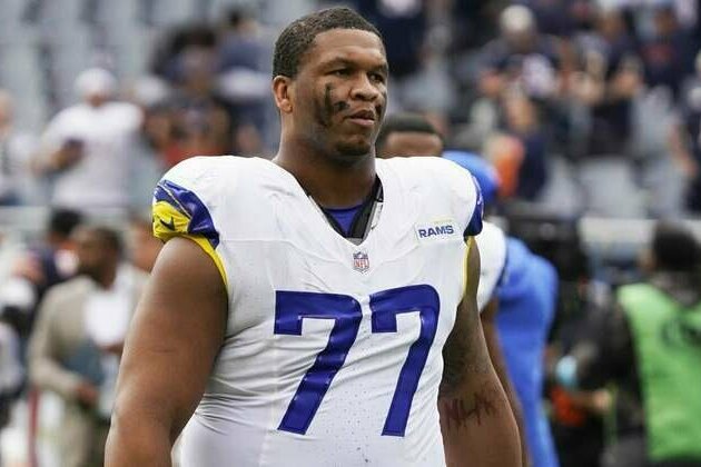 Rams LT Alaric Jackson back at practice after blood clots