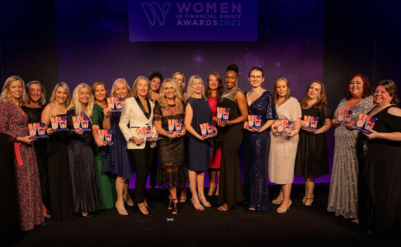 Last year's winners at the Women in Financial Advice Awards