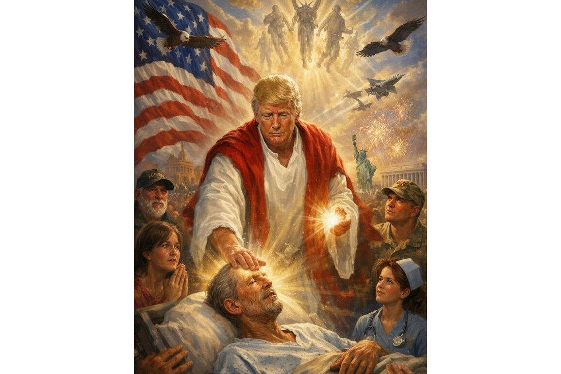 After criticism of Pope Leo, Trump posts image depicting himself as Jesus