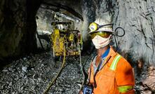  Miner Jean Yav checking on one of Kamoa-Kakula’s Epiroc semi-autonomous, double-boom drilling rigs from Sweden, operating in the Kakula Mine