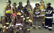 Co-captains of the emergency response team at Pueblo Viejo