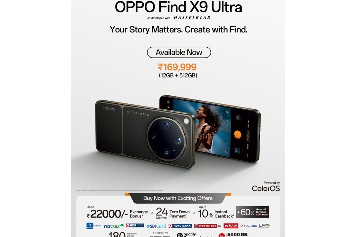 OPPO India expands its Find X9 Series with Next Generation Imaging and AI Experiences