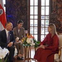 COSTA RICA-SAN JOSE-PRESIDENT-CHINA-XI JINPING-SPECIAL ENVOY-MEETING