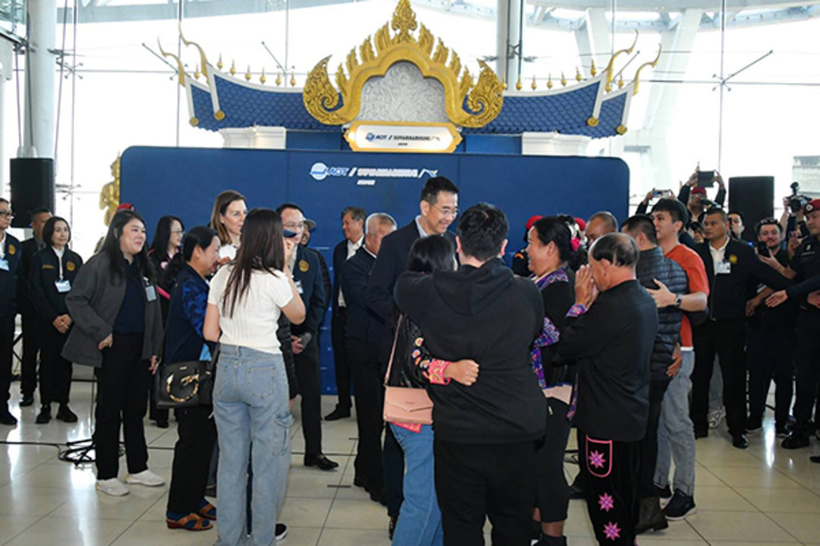 Five Thai nationals freed from Hamas captivity arrive back in Thailand