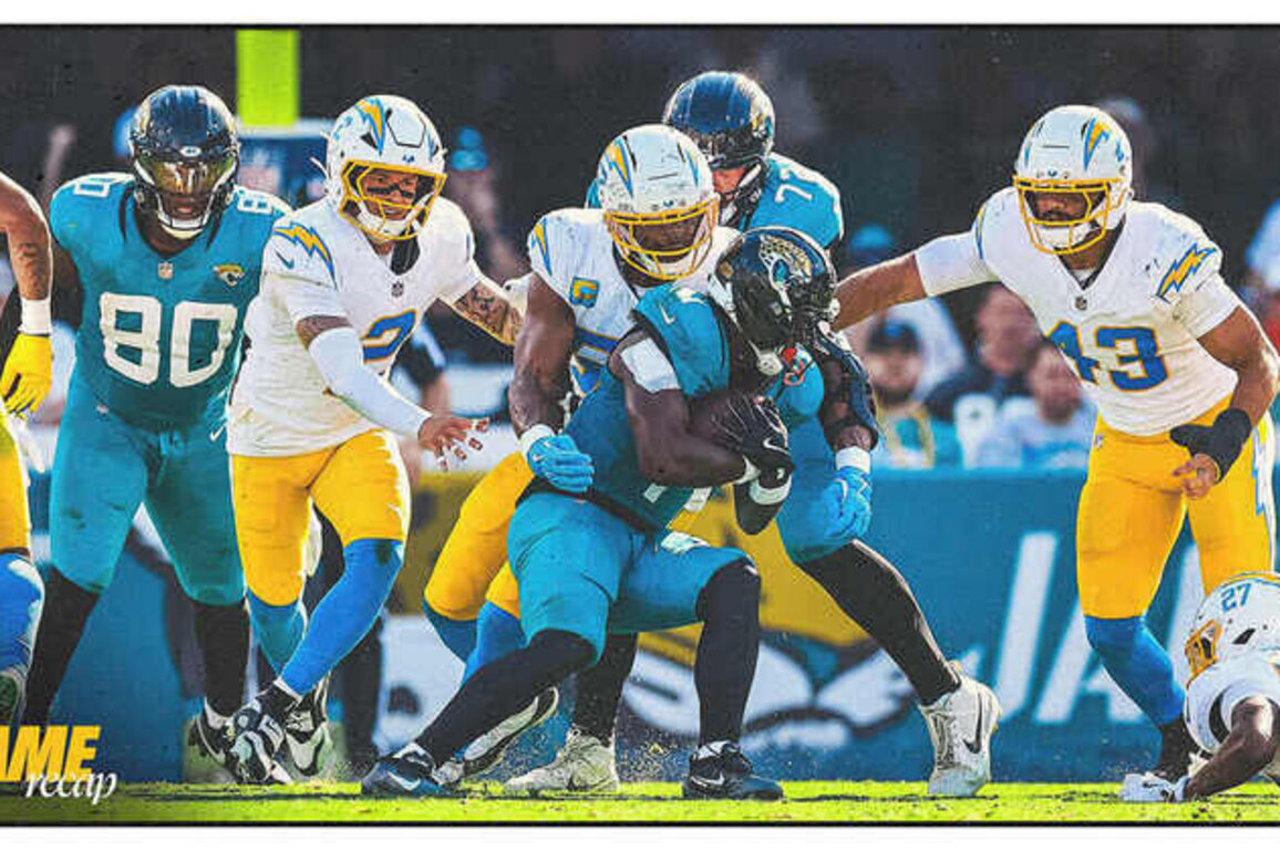 Game Recap: Chargers Fall to Jaguars on Road in Week 11