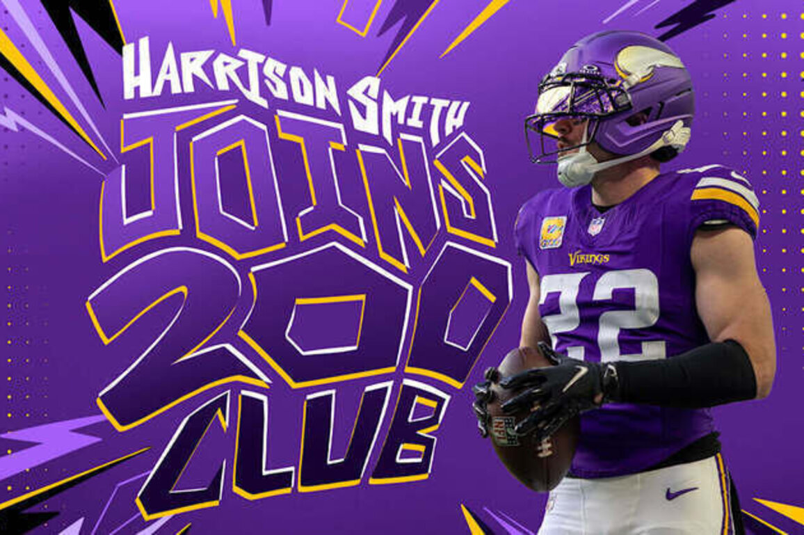 Harrison Smith Joins 200 Club