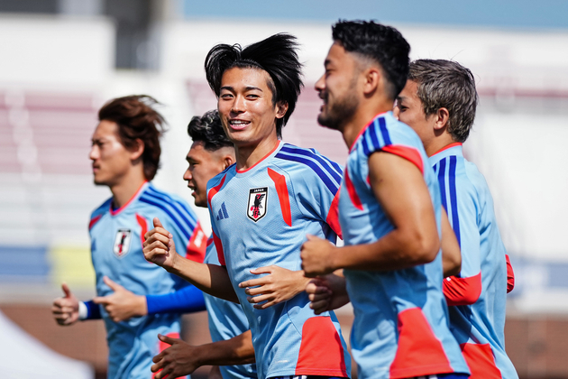 (SP)U.S.-DALLAS-FOOTBALL-FIFA WORLD CUP-TEAM JAPAN-TRAINING