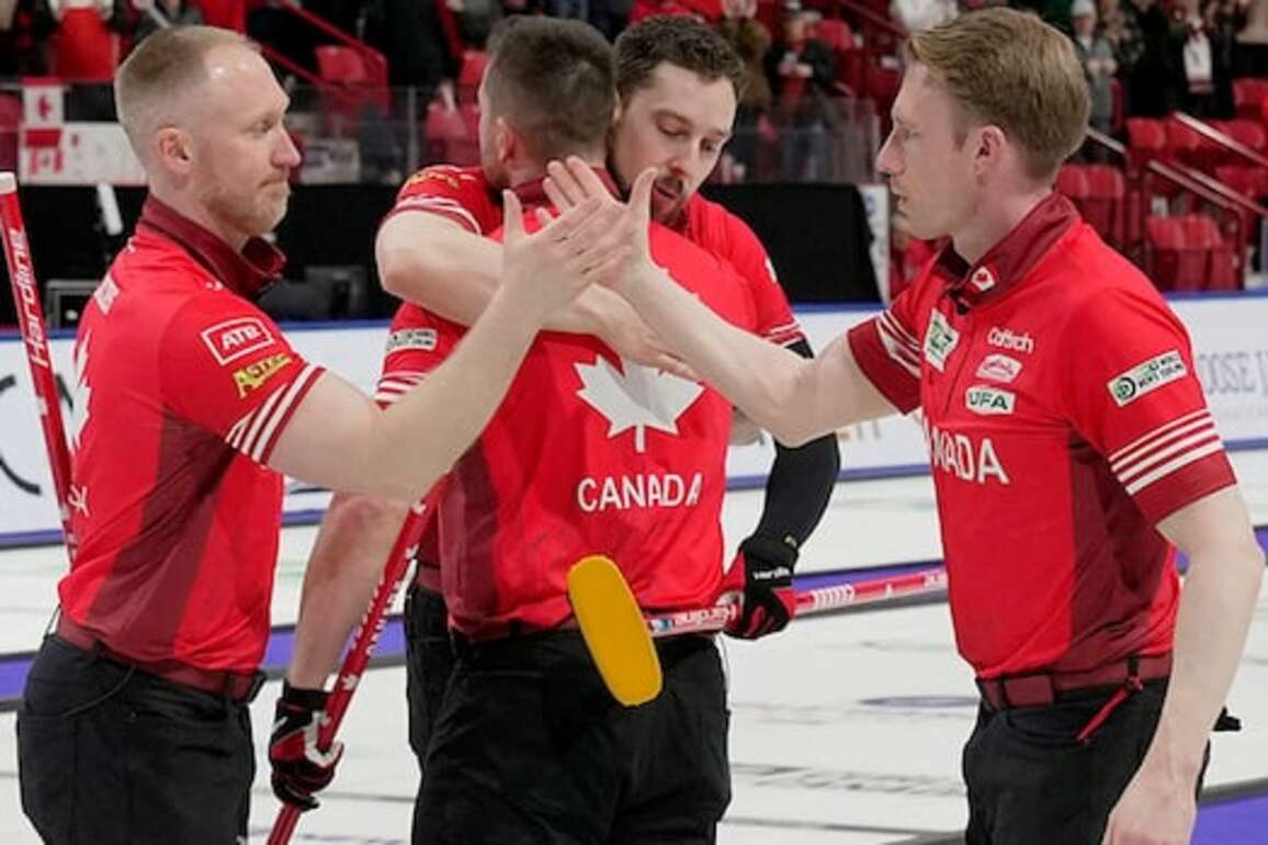 Brad Jacobs leads Canada to world men's curling bronze for its 4th straight medal