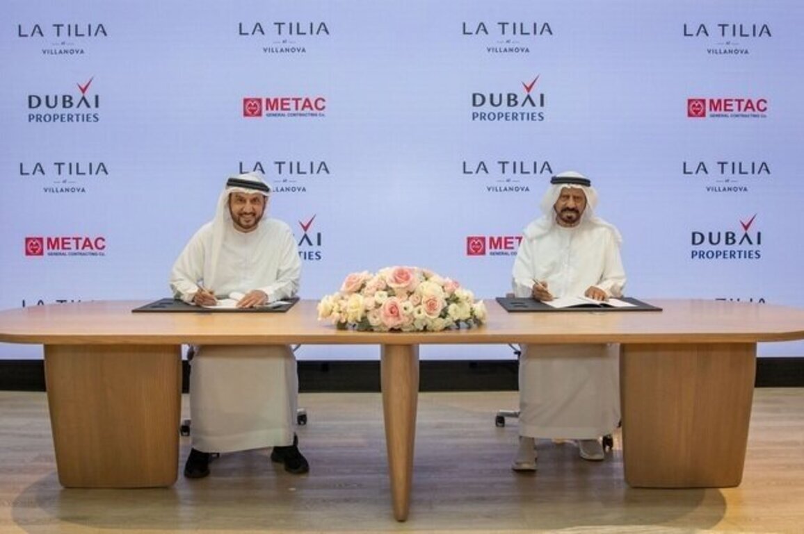 Dubai Properties awards contracts worth AED1.1 billion to expand Villanova with 850 new homes