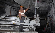 Underground at the Newstan colliery in NSW.