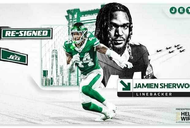 Jets Re-Sign Jamien Sherwood After His Breakout Season