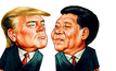 US President-elect Donald Trump and Chinese President Xi Jinping.