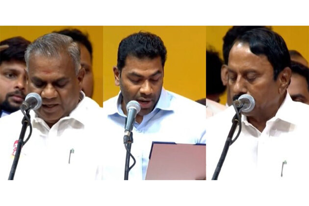Tamil Nadu: N Anand, Aadhav Arjuna and seven others sworn in as ministers in Vijay's cabinet