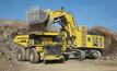 The PC9000 will be even larger than the pictured PC8000-11. Photo courtesy Komatsu 