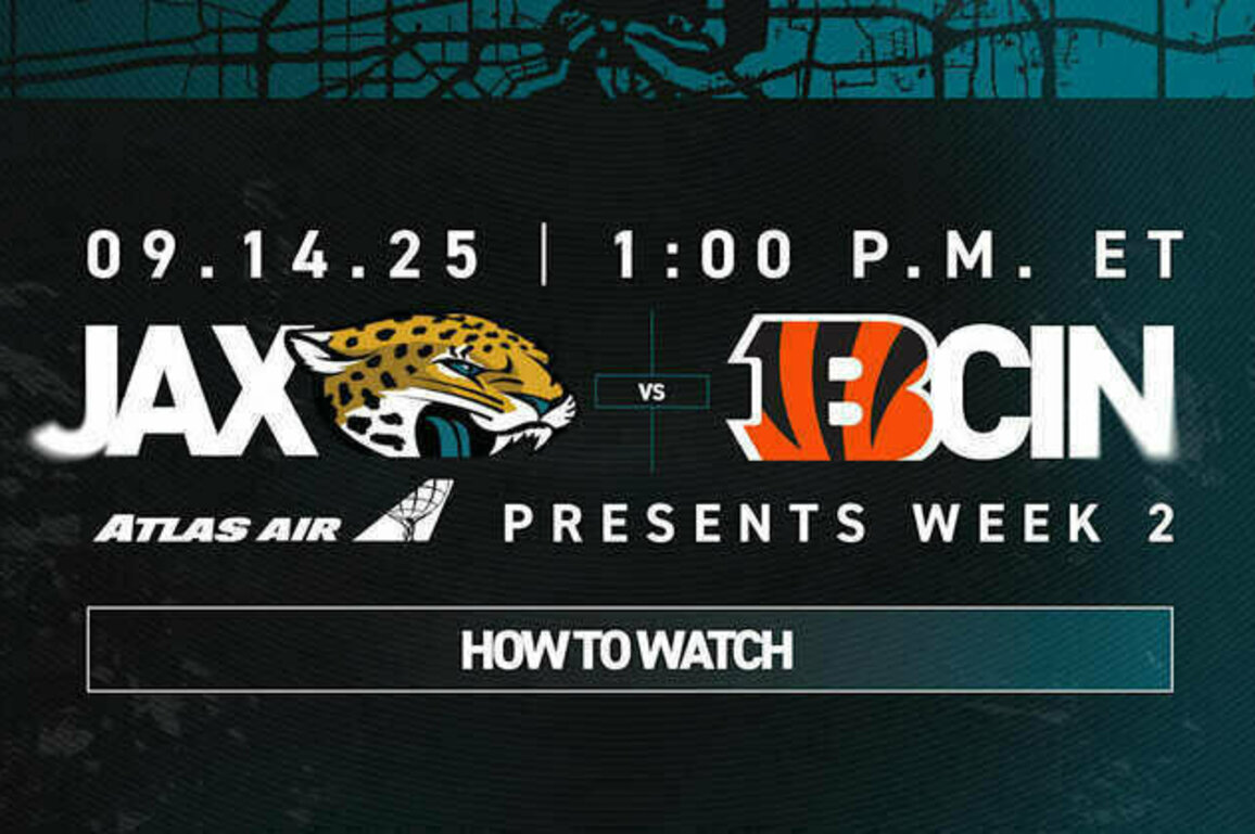 Where to Watch: Jaguars vs. Bengals, Week 2 of 2025 NFL Season