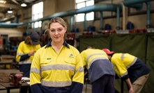 First-year mechanical fitter apprentice at Alcoa’s Kwinana Alumina Refinery Neesh Truscott 