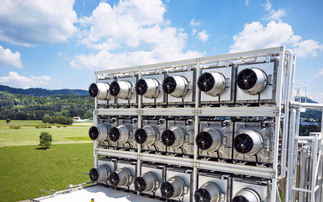 A direct air capture plant operated by Swiss outfit Climeworks | Credit: Climeworks