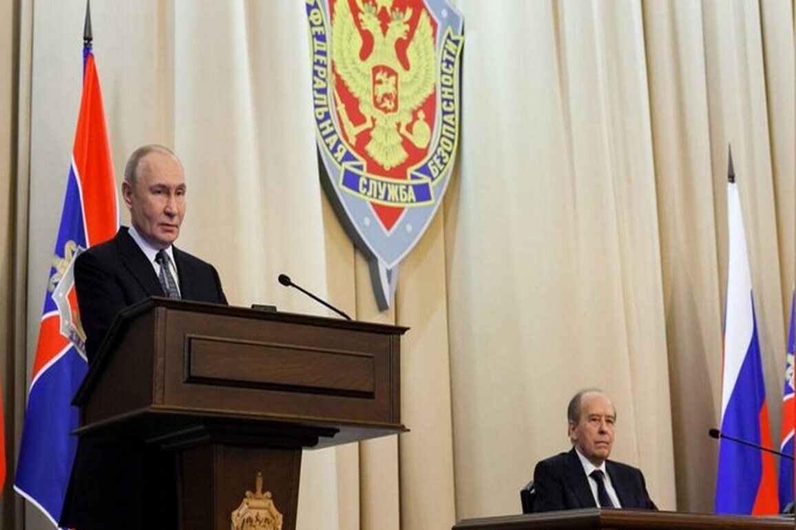 "Fight against terrorism must be intensified": Putin at Federal Security Service Meeting