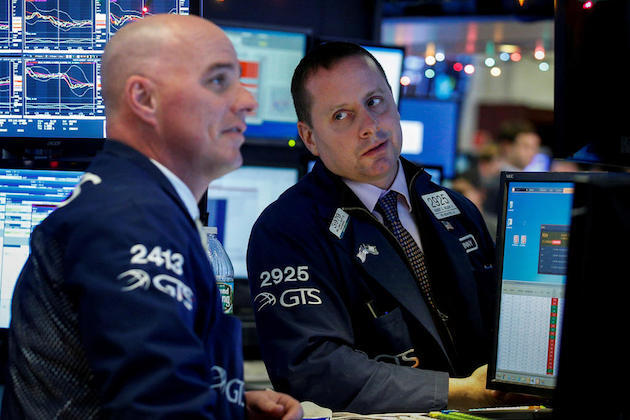 U.S. stocks end mixed, Alphabet shares in sharp advance