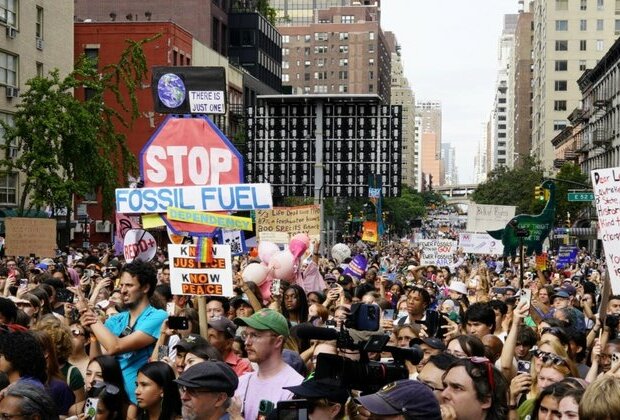 Tens of Thousands March in New York City to Kick Off Climate Summit