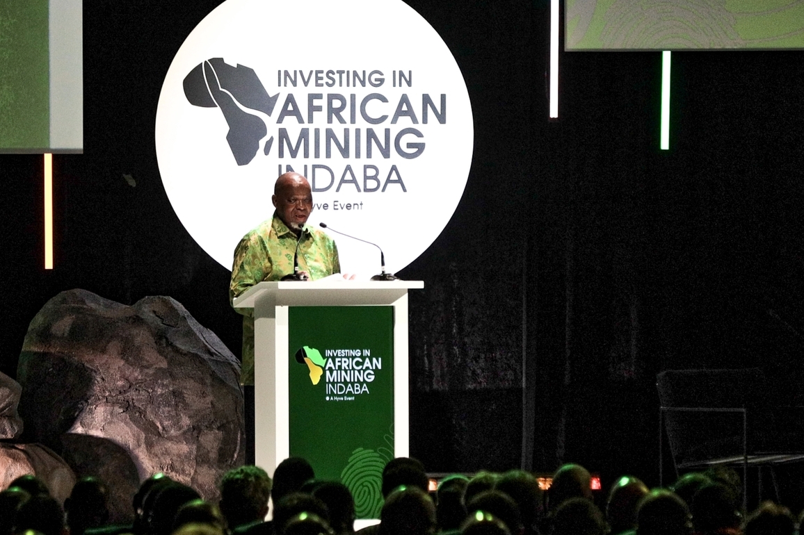 SOUTH AFRICA-CAPE TOWN-AFRICAN MINING INDABA-OPENING