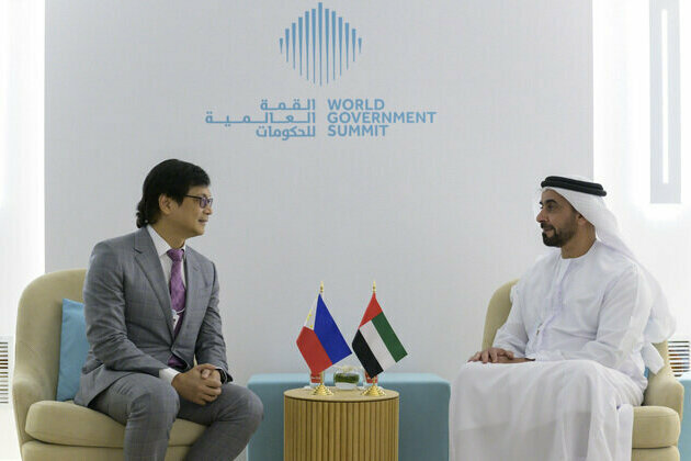 Saif bin Zayed meets Secretary of Interior and Local Government of Philippines