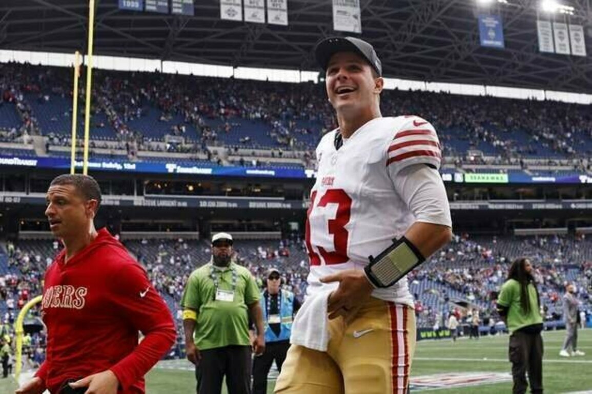 Early return? 49ers QB Brock Purdy limited in practice Wednesday