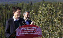 Canada PM Justin Trudeau and Yukon premier Sandy Silver