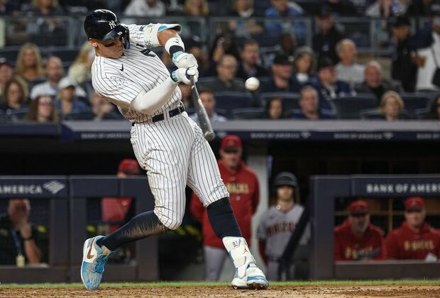 Aaron Judge's 3 HR in 7-1 win over D-back sets Yankee record