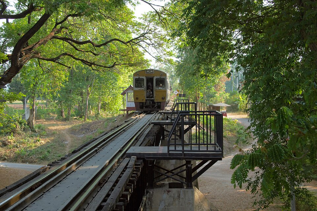 Thailand reservoir levels drop to reveal WWII ‘Death Railway’ station