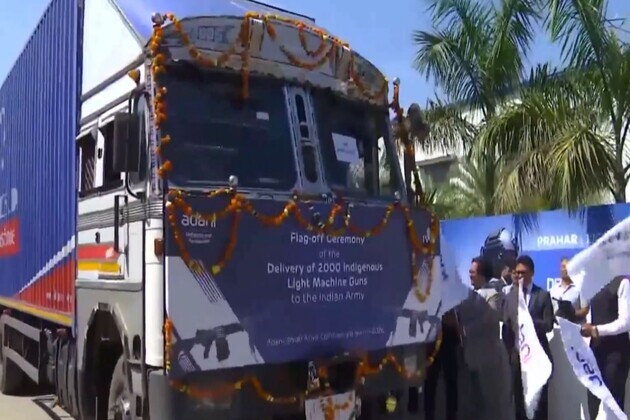 Adani Defence & Aerospace delivers first batch of 2000 Prahar LMGs to Indian armed forces