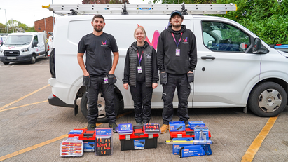 JPS donates over £1,000 in tools to Manchester apprentices
