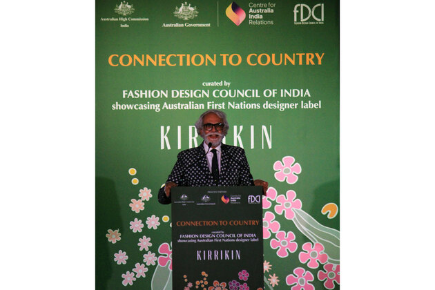 Australia's First Nations couture shines on Delhi runway