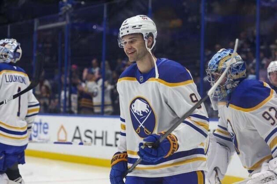 Barnstorming Sabres finally back home to take on Golden Knights