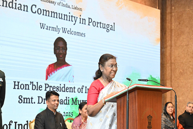 President Murmu addresses Indian diaspora in Portugal, highlights strong bilateral ties