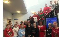 Christmas jumpers all around