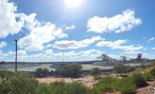  Mincor ore stockpiled at the Kambalda nickel concentrator.