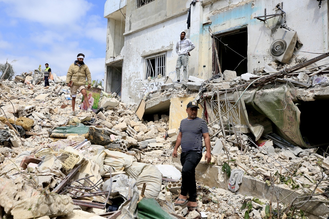 LEBANON-SOUTHERN-AIRSTRIKES-DAMAGE