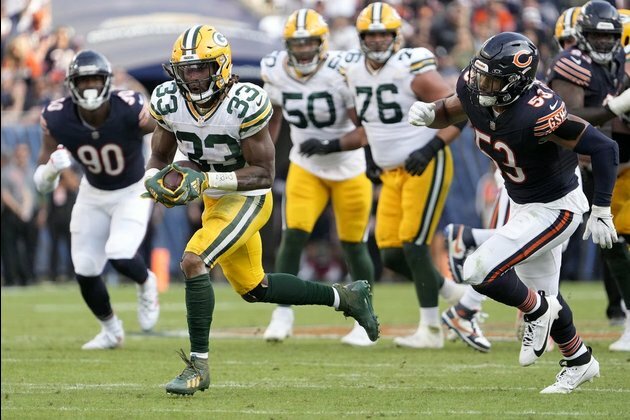 Packers RB Aaron Jones questionable to face Lions